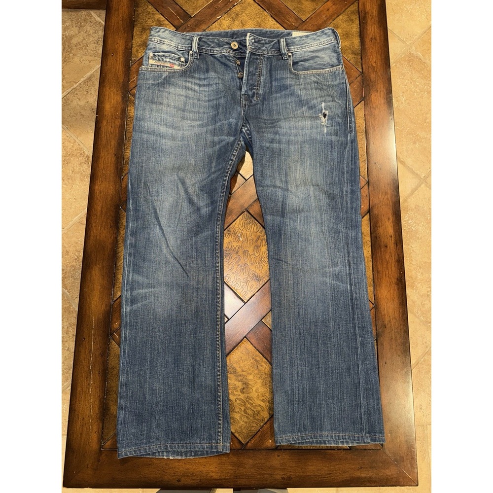 Men's Diesel Zatiny Jeans Bootcut / W34 L31 / Bootcut Distressed Vitntage Y2K